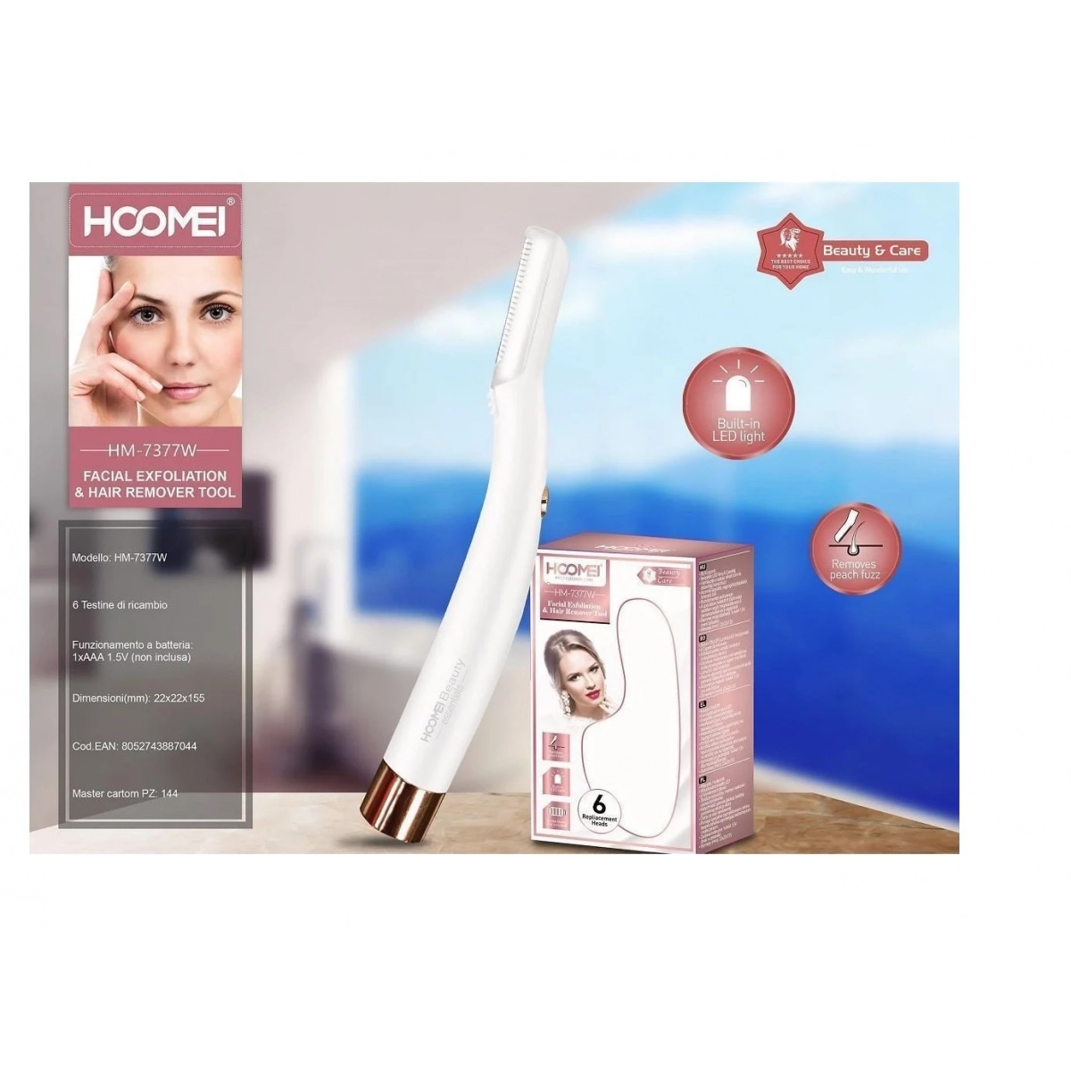Hoomei HM-7377 Συσκευή Περιποίησης Προσώπου για Καθαρισμό - Image 2