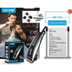 Hoomei Επαναφορτιζόμενη Κουρευτική Μηχανή Μαύρη HM-7706 - Image 2