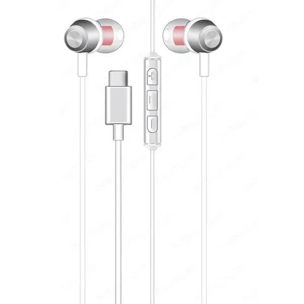Ακουστικά Newtop TYPE-C CF17 Λευκό