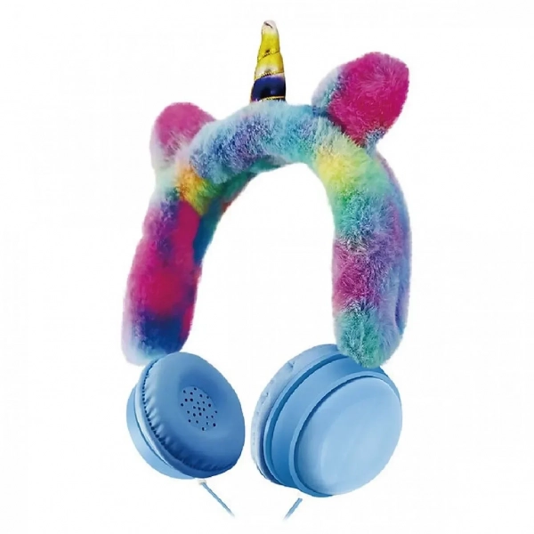 Arrango Unicorn Ενσύρματα On Ear Παιδικά Ακουστικά Μπλε AC76360