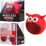 Ellietech Birdie ΒΤ-302 Ηχείο Bluetooth 3W με Διάρκεια Μπαταρίας έως 6 ώρες Κόκκινο