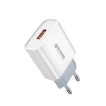 WK Φορτιστής USB-A 18W Quick Charge 3.0 Λευκός (WP-U57) 1