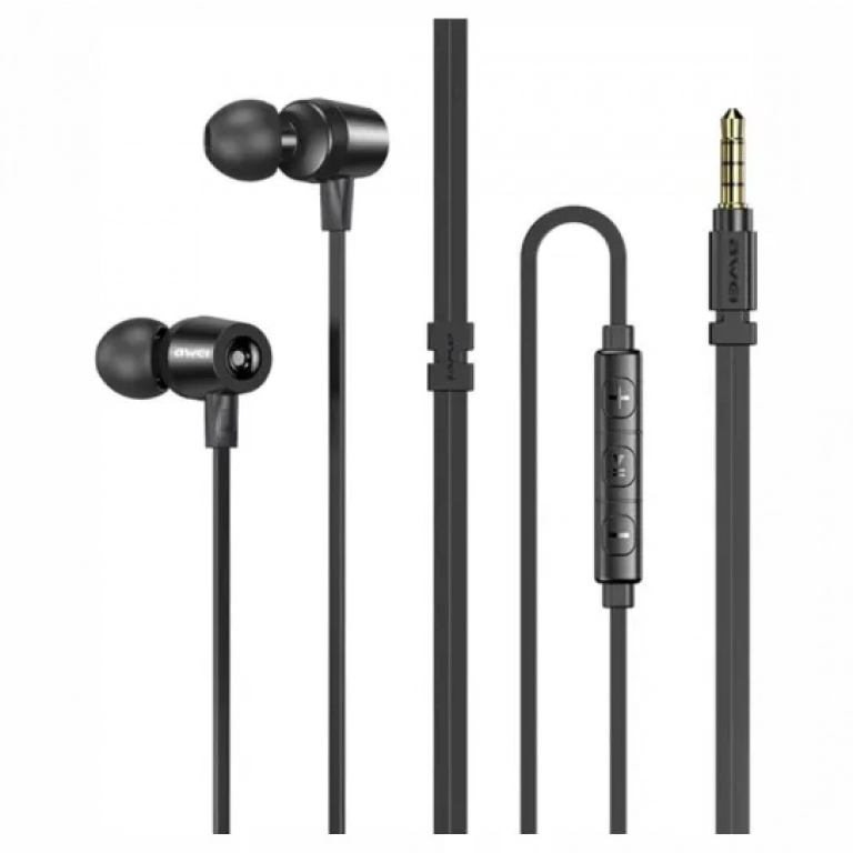 Awei Superbass L1 In-ear Handsfree με Βύσμα 3.5mm Μαύρο