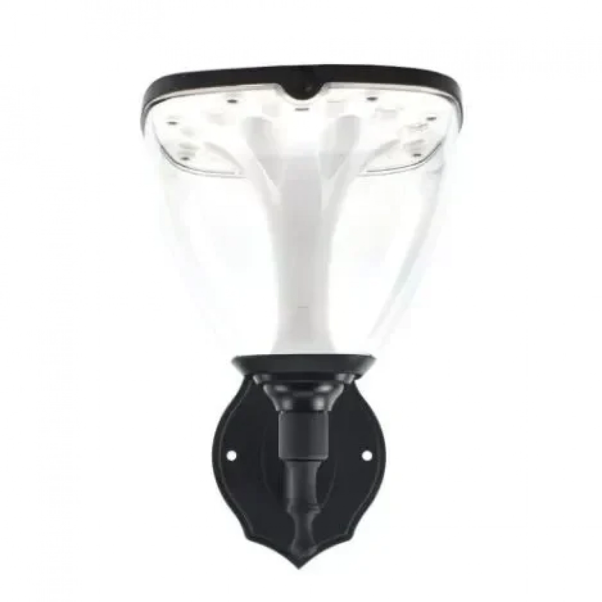 Επιτοίχιο Ηλιακό Φωτιστικό 72LED Λευκού Φωτισμού Solar Energy – Μαύρο