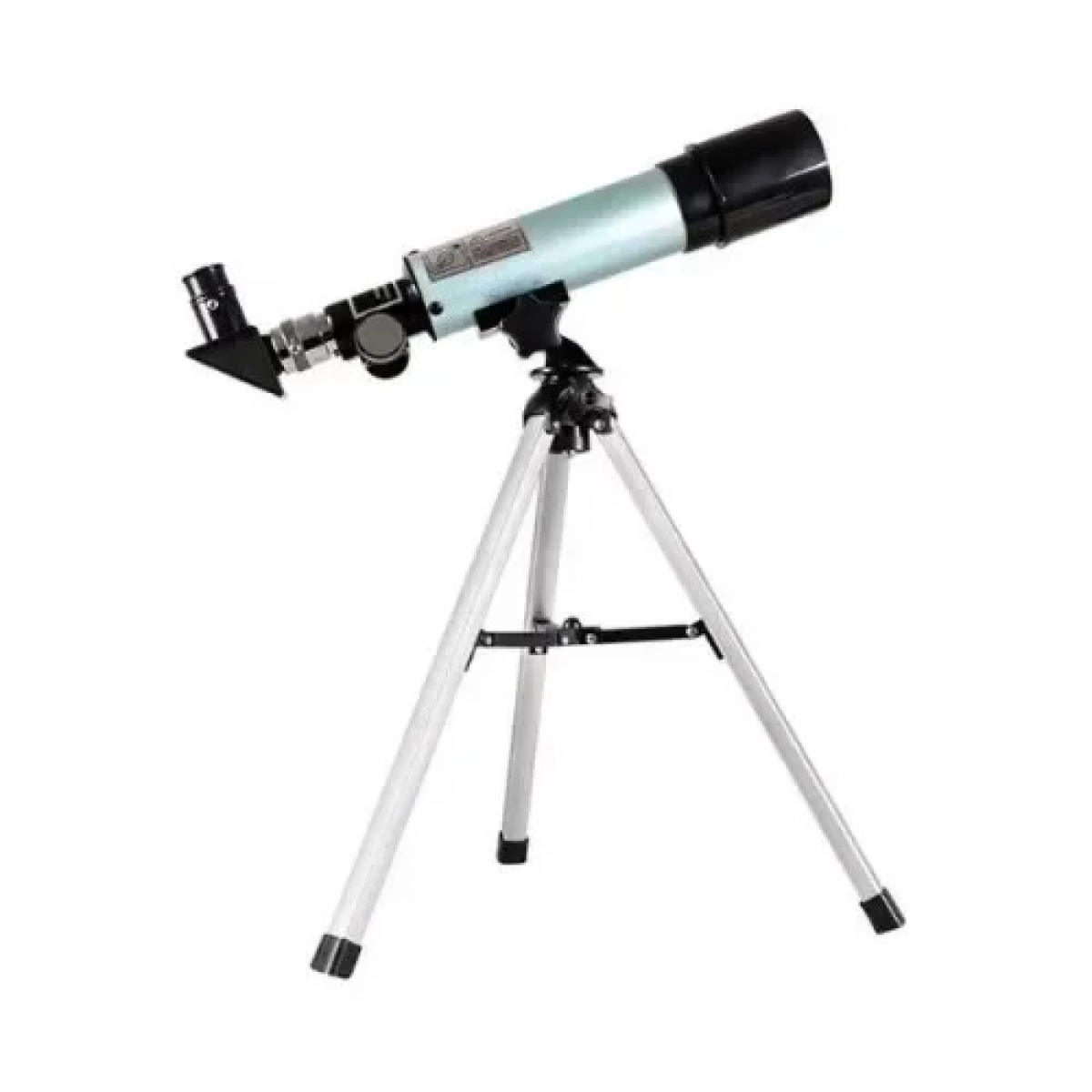 Ερασιτεχνικό Αστρονομικό Τηλεσκόπιο OPTICAL GLASS END METAL TUBE με Zoom 90x, Τρίποδο & Διόπτρα για Παιδιά και Αρχάριους F36050