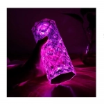 Φωτιστικό Πορτατίφ LED - Rose Diamond Table Touch Lamp 8,5x8,5x22 εκ. Διάφανο - Photo3