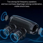 J016 Ηχείο Bluetooth 6W με Διάρκεια Μπαταρίας έως 4 ώρες Μαύρο