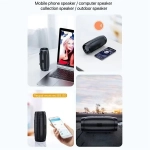J016 Ηχείο Bluetooth 6W με Διάρκεια Μπαταρίας έως 4 ώρες Μαύρο