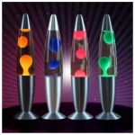 Διακοσμητικό Φωτιστικό Lava Lamp LED 8.5x34.5cm σε Πορτοκαλί Χρώμα