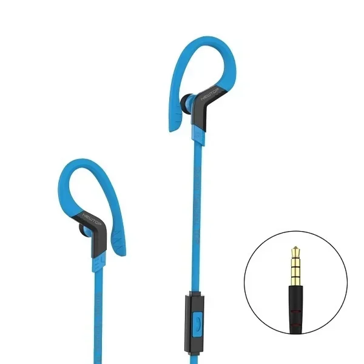 Newtop CF20 Handsfree με Βύσμα 3.5mm Μπλε/Μαύρο - Image 2