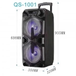Σύστημα Karaoke με Ασύρματo Μικρόφωνo Kimiso QS-1001 σε Μαύρο Χρώμα