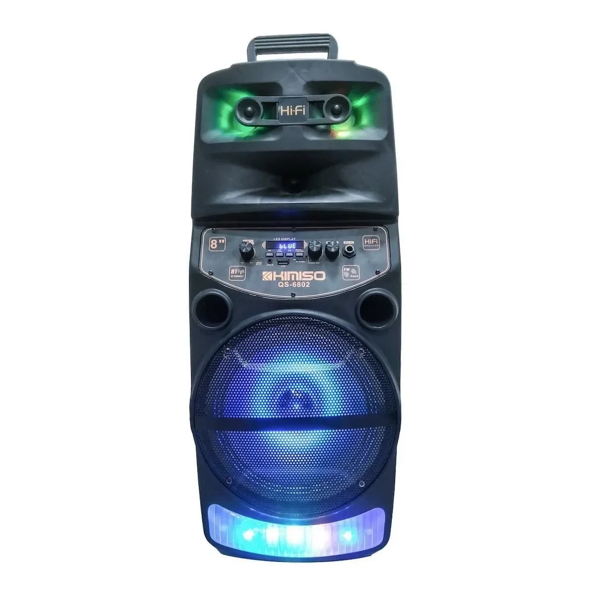 Kimiso Σύστημα Karaoke με Ενσύρματo Μικρόφωνo QS-6802 σε Μαύρο Χρώμα