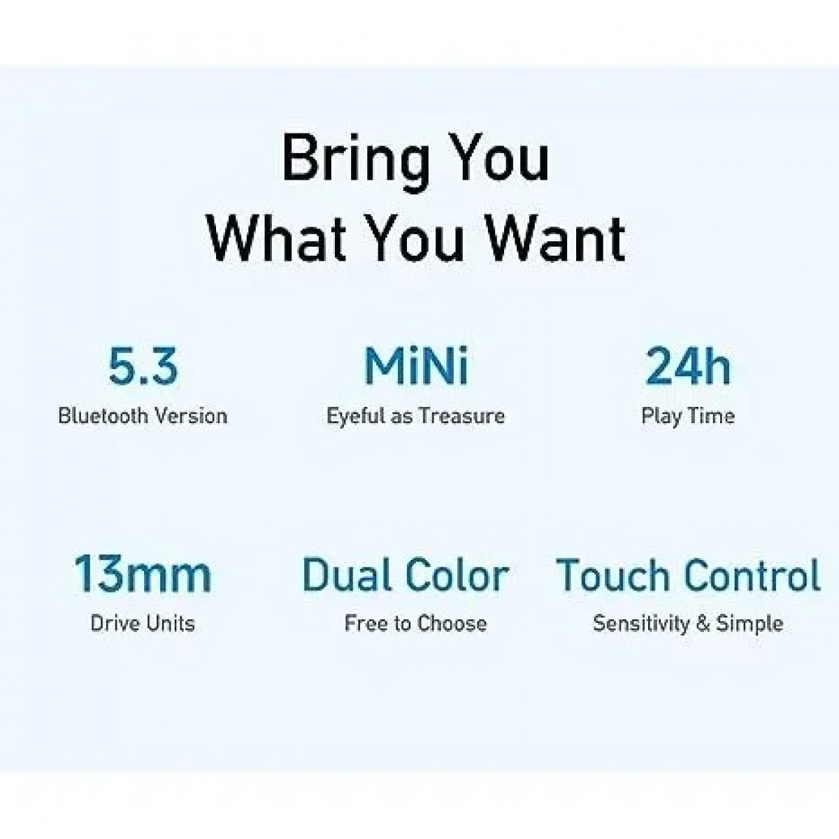 Ασύρματα ακουστικά Bluetooth Awei T26 Pro TWS Earphone Μαύρα