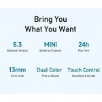 Ασύρματα ακουστικά Bluetooth Awei T26 Pro TWS Earphone Μαύρα