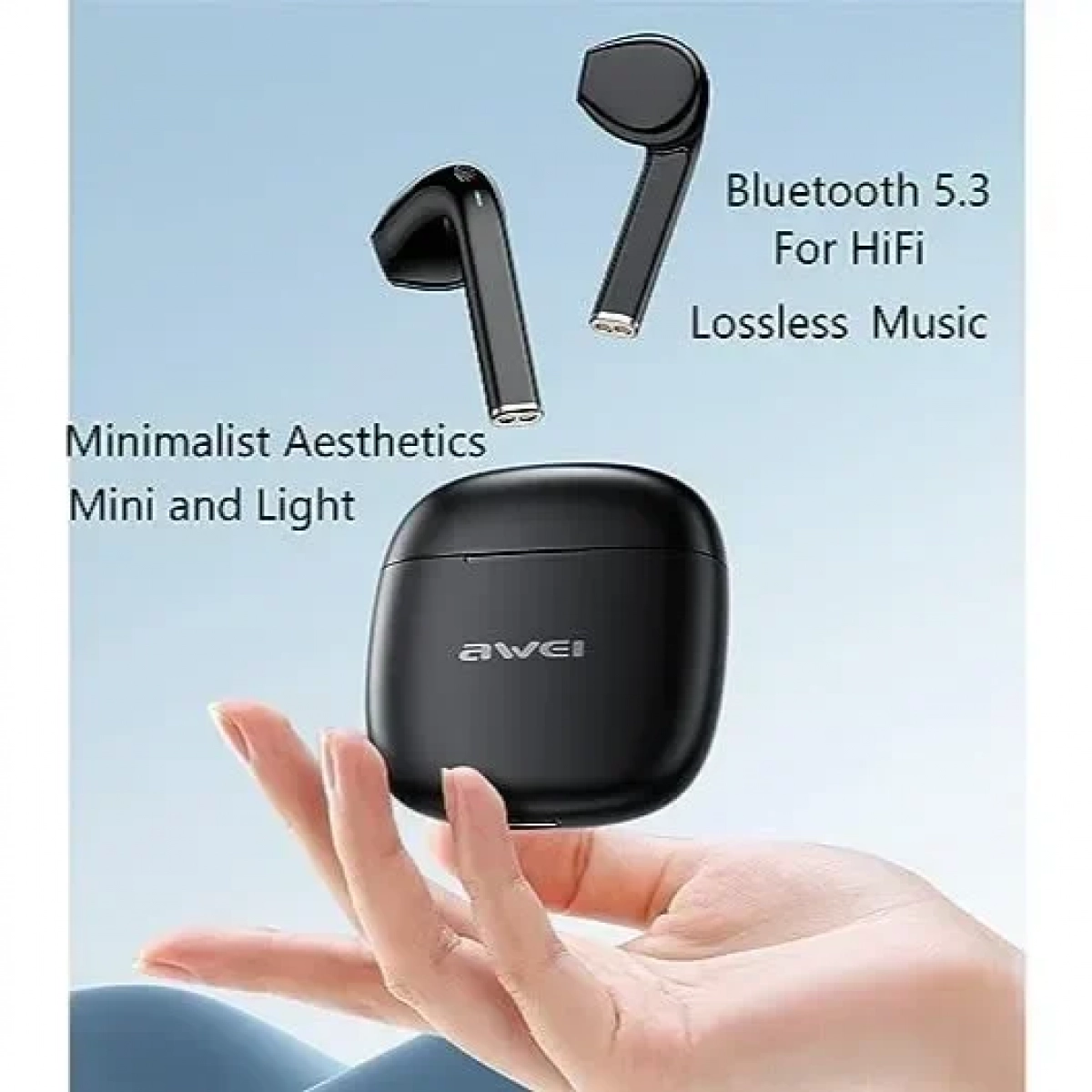 Ασύρματα ακουστικά Bluetooth Awei T26 Pro TWS Earphone Μαύρα