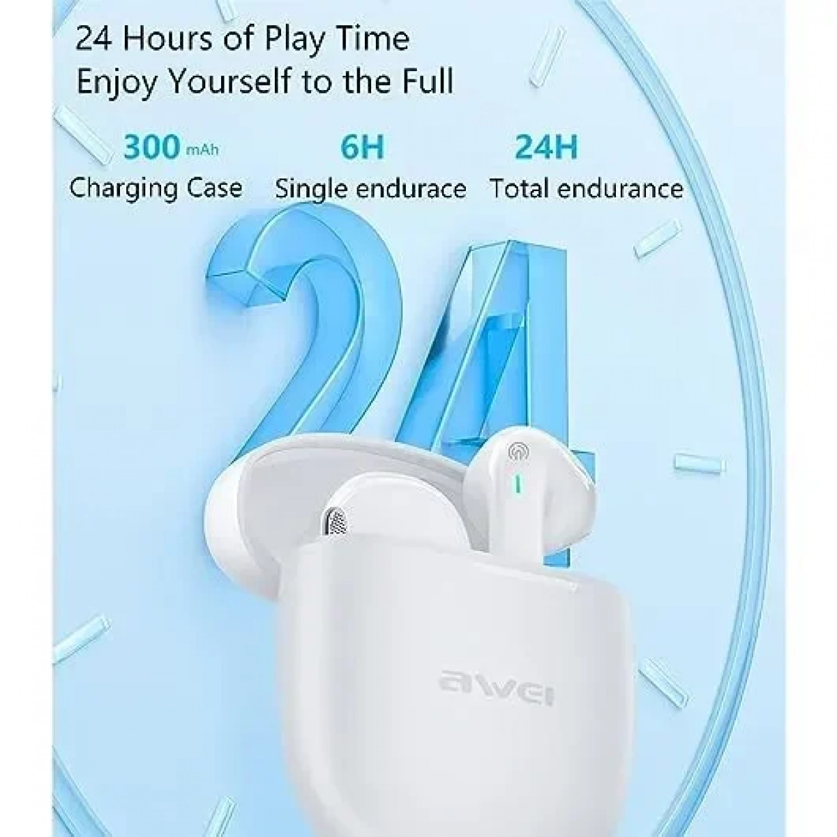 Ασύρματα ακουστικά Bluetooth Awei T26 Pro TWS Earphone Μαύρα