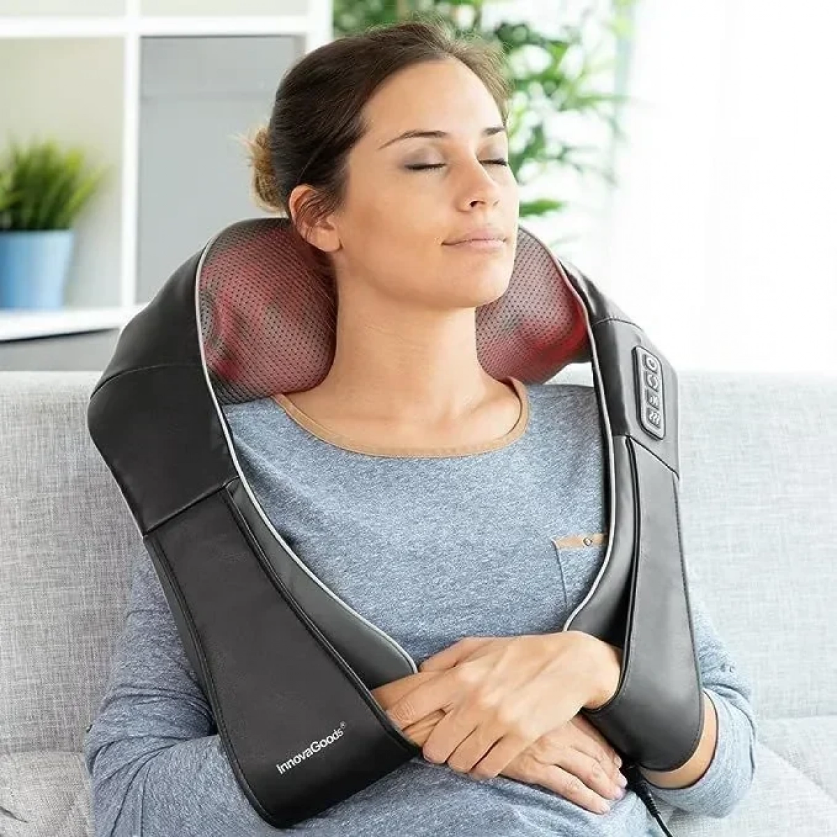 Συσκευή Μασάζ Shiatsu Pro Massaki InnovaGoods 24W