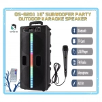 Ασύρματο ηχείο Bluetooth KIMISO QS-8201 Φορητό Woofer Led Outdoor Party