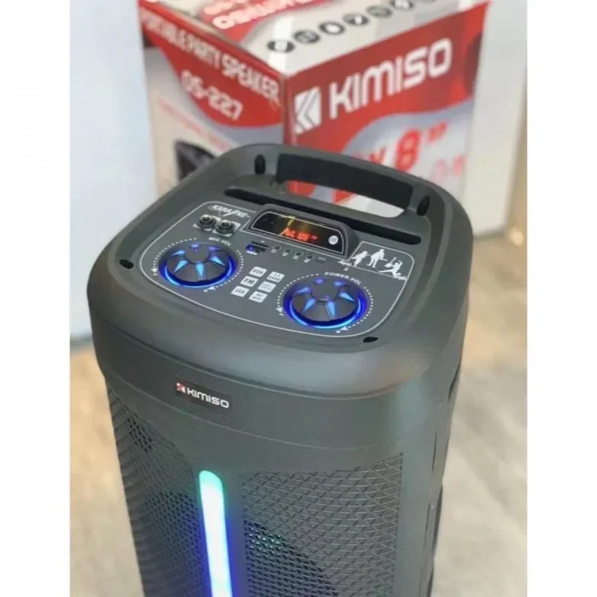 Ηχείο με λειτουργία Karaoke Kimiso QS-227 σε Μαύρο Χρώμα