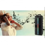 Ασύρματο ηχείο Bluetooth KIMISO QS-8201 Φορητό Woofer Led Outdoor Party