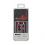 Handsfree Ακουστικά Elmcoei EV190 In-ear με Σύνδεση 3.5mm Jack Κόκκινα