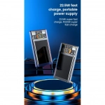 Διάφανο Powerbank Μπαταρία 20000mAh με 2 Θύρες USB 22.5 W Fast Charging Y161