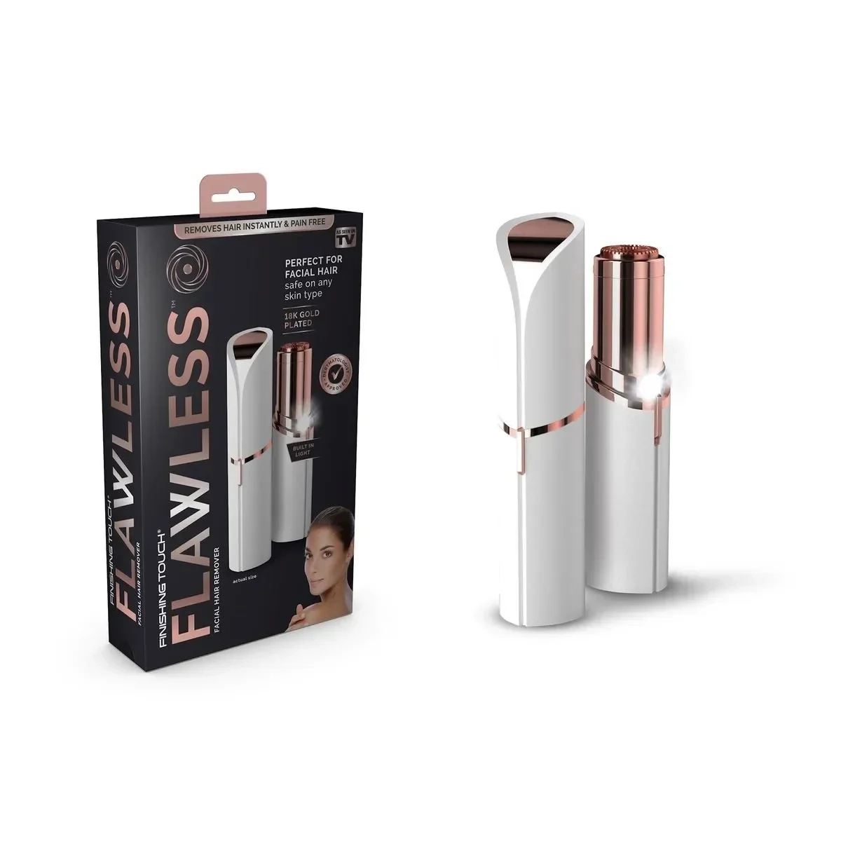 Ηλεκτρική Αποτριχωτική Μηχανή Προσώπου - Flawless Facial Hair Remover - Image 2