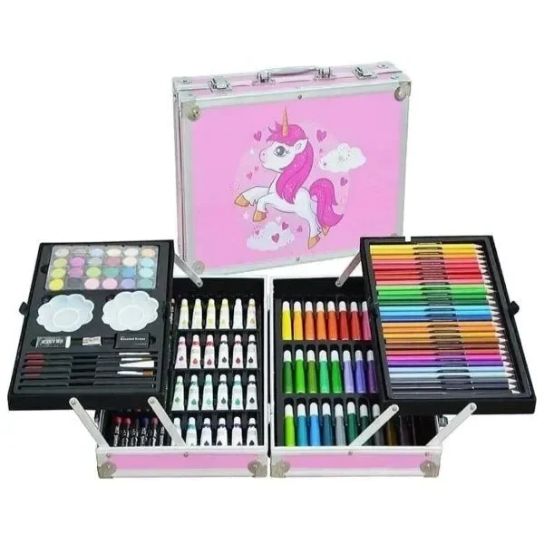 Σετ Ζωγραφικής σε Βαλιτσάκι 145τμχ Unicorn