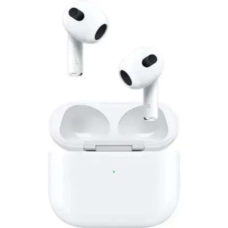 Pods 3 Earbud Bluetooth Handsfree Ακουστικά με Θήκη Φόρτισης Λευκά