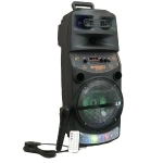 Kimiso Σύστημα Karaoke με Ενσύρματo Μικρόφωνo QS-6802 σε Μαύρο Χρώμα