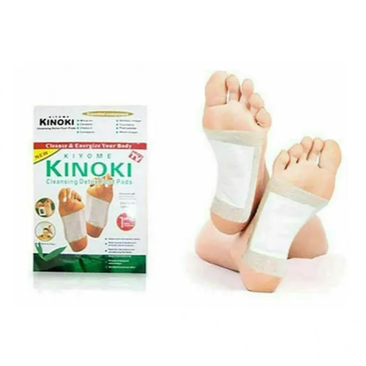 Kiyome Kinoki Επιθέματα Detox Foot Pads για Αποτοξίνωση 180τμχ