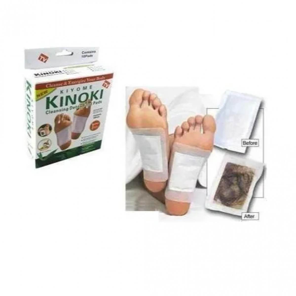 Kiyome Kinoki Επιθέματα Detox Foot Pads για Αποτοξίνωση 100τμχ