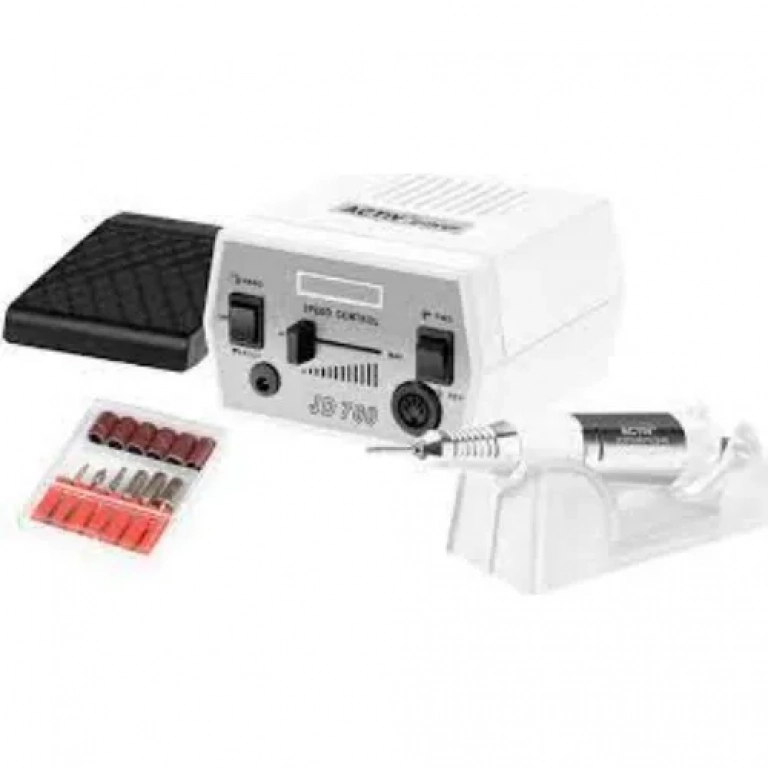 JSDA JD700 Τροχός Νυχιών Ρεύματος 30000rpm με Πεντάλ σε Λευκό Χρώμα 35W (976)