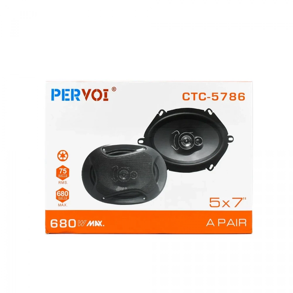 Σετ Ηχεία Αυτοκινήτου Midrange 5×7″ 680W RMS 2τμχ Pervoi CTC-5786 – Μαύρο - Image 4