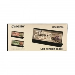 Led Ρολοι-Καθρεφτης Gaosiio Ds-3678l Μαυρο με Λευκα Led