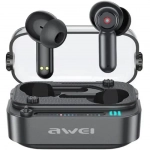 Handsfree Ακουστικά Bluetooth με Θήκη Φόρτισης Awei T58 In-ear