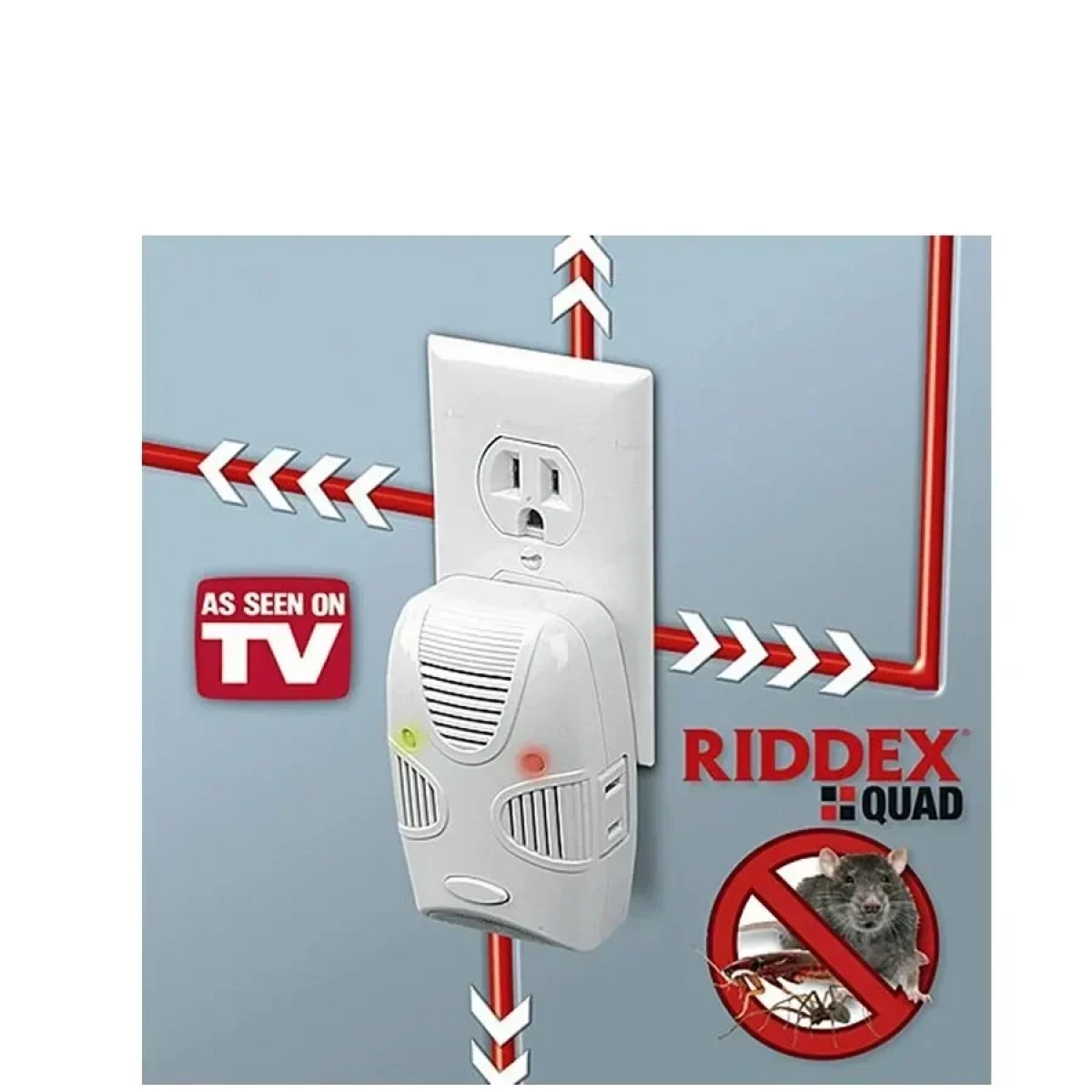 Riddex Quad Συσκευή Υπερήχων Απώθησης Τρωκτικών