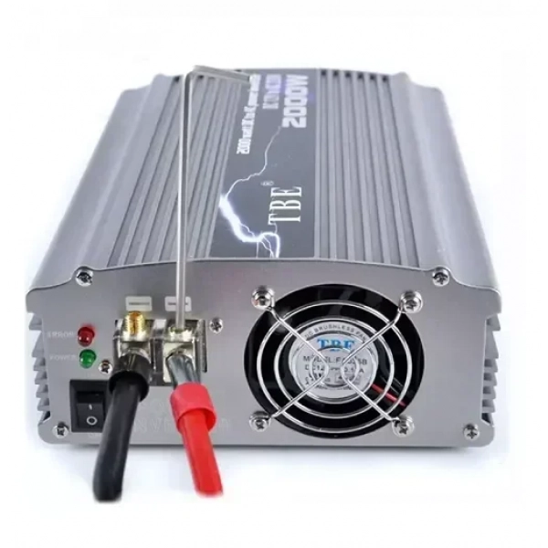 Inverter τροποποιημένου ημιτονίου TBE 2000W 24V σε 220V