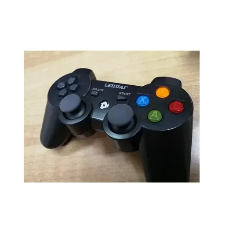 Ασύρματο χειριστήριο gamepad bluetooth για smartphone/smartTV/PS3 LEHUAI μαύρο