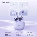 Ασύρματα ακουστικά Remax TWS-19 Earbud με θήκη φόρτισης λευκό - Image 3