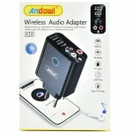 Ασύρματος Αναμεταδότης Ήχου Μπριζάκι Bluetooth Andowl K16 – Μαύρο - Image 2