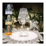 Διαφανές επιτραπέζιο φωτιστικό Crystal lamp