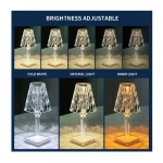 Διαφανές επιτραπέζιο φωτιστικό Crystal lamp