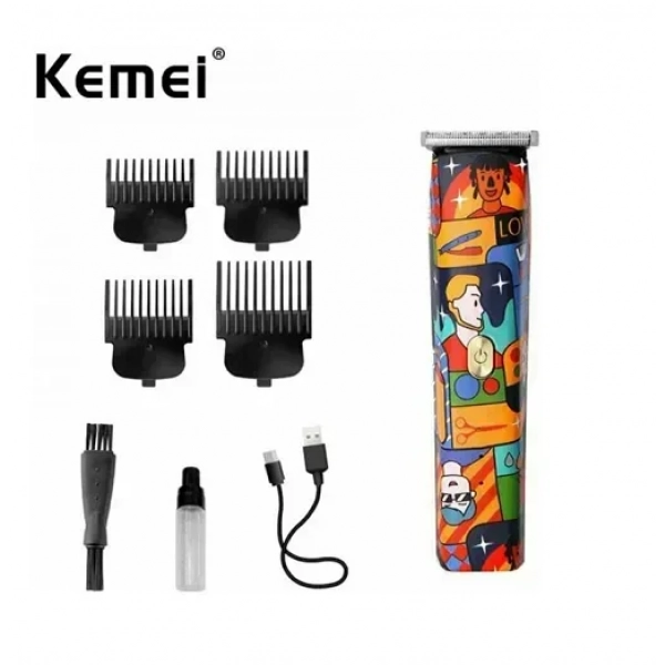 Επαναφορτιζόμενη κουρευτική μηχανή Kemei Pro KM-5017H