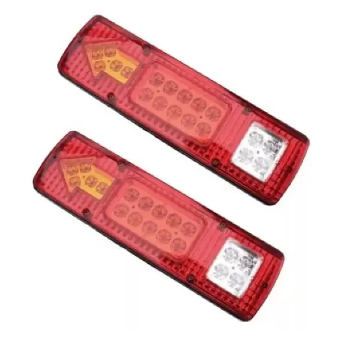 Φανάρι σήμανσης LED φορτηγού 12V/24V μαύρο 2τμχ - Image 2