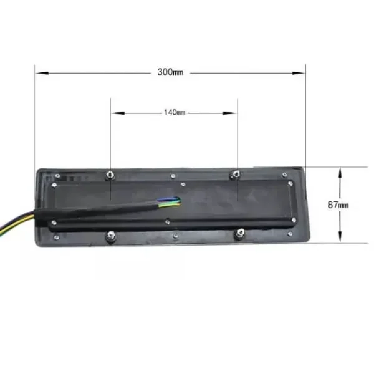 Φανάρι σήμανσης LED φορτηγού 12V/24V μαύρο 2τμχ - Image 3