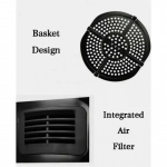 Φριτέζα αέρος με αποσπώμενο κάδο 1500W 5lt Sokany AF-002 μαύρο - Image 4