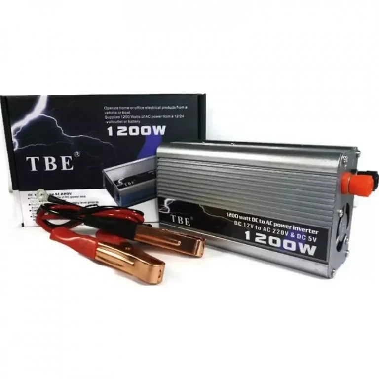Inverter τροποποιημένου ημιτονίου TBE 1200W 12V σε 220V