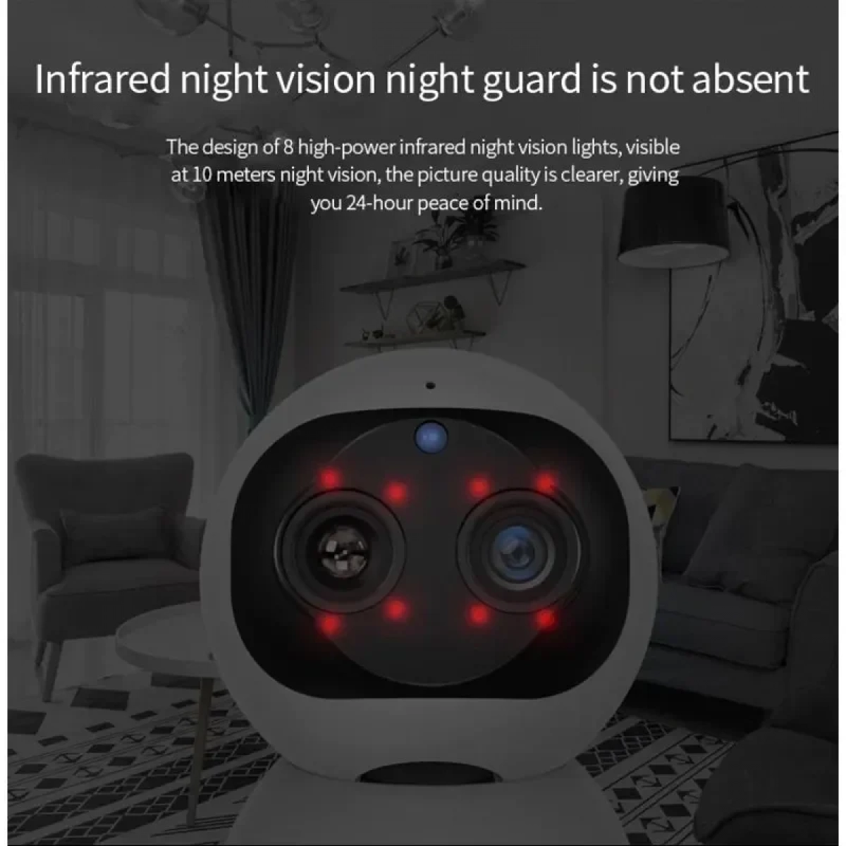 IP Κάμερα Τύπου Θόλος 2K 360º WiFi Android/iOS & Αναγνώριση Προσώπου Andowl Q-S2099 – Λευκό