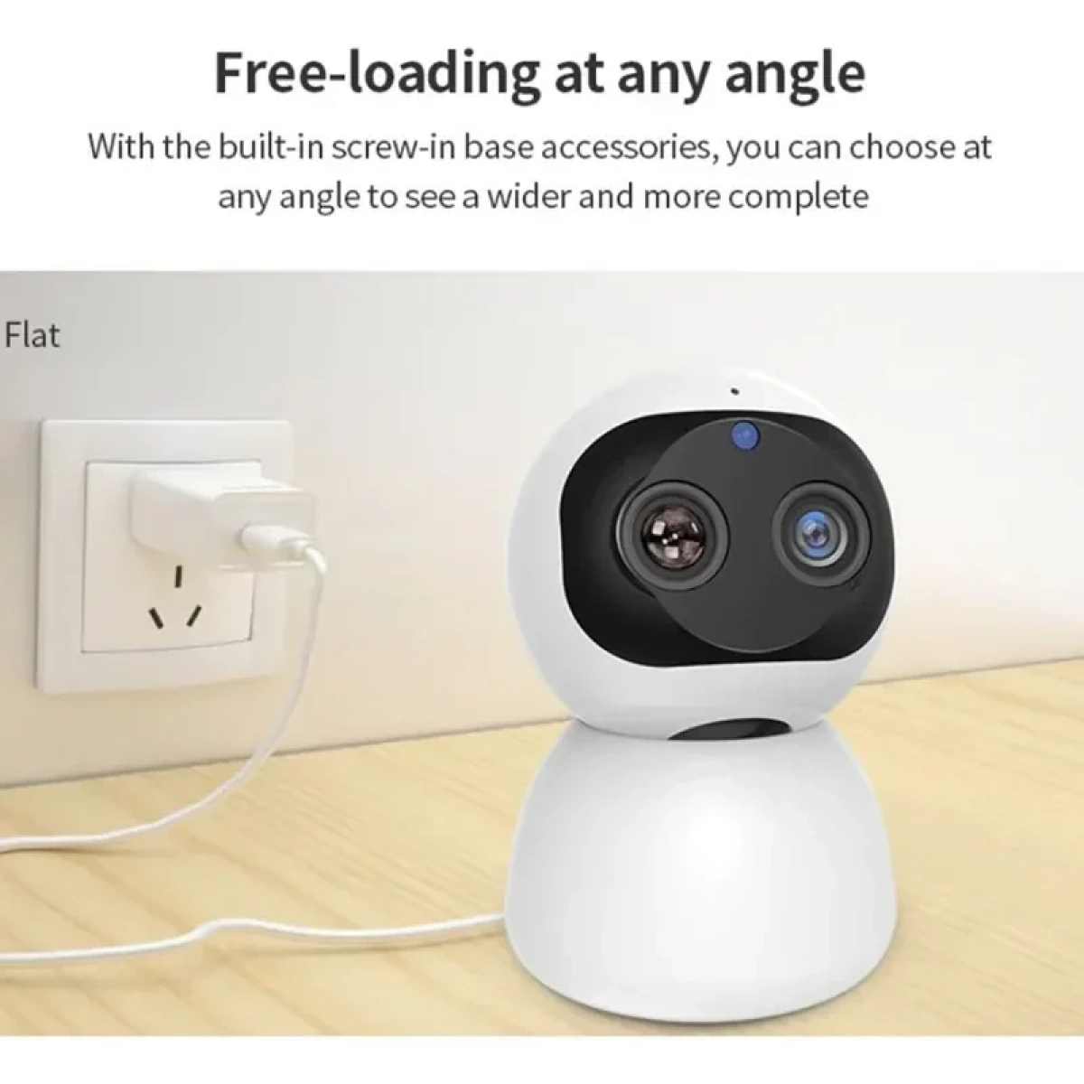 IP Κάμερα Τύπου Θόλος 2K 360º WiFi Android/iOS & Αναγνώριση Προσώπου Andowl Q-S2099 – Λευκό